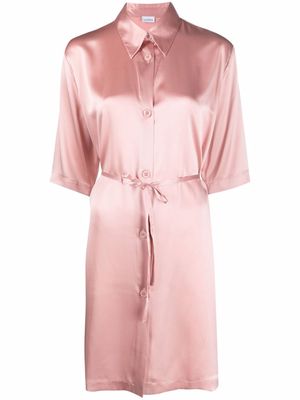 La Perla tie waist satin nightdress - Pink