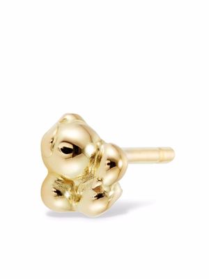 Clio Saskia 18kt yellow gold Seaweed Tidbit stud single earring