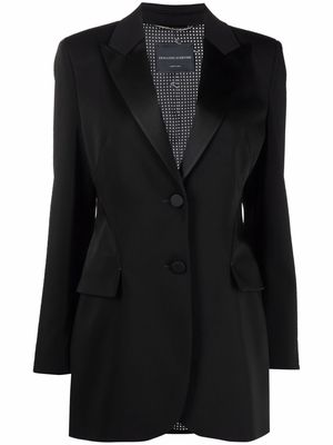 Ermanno Scervino single-breasted blazer jacket - Black