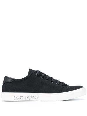 Saint Laurent Malibu lace-up sneakers - Black