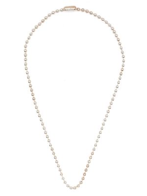 Takahiromiyashita The Soloist ball-chain clasp-fastening necklace - Silver