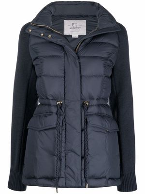 Woolrich belted puffer jacket - Blue