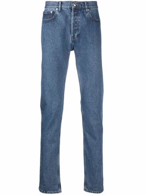 A.P.C. low-rise straight-leg jeans - Blue
