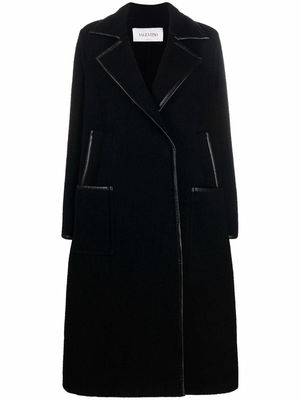 Valentino single-breasted coat - Black