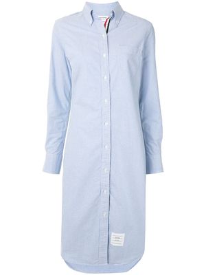 Thom Browne mid-length shirt dress - Blue