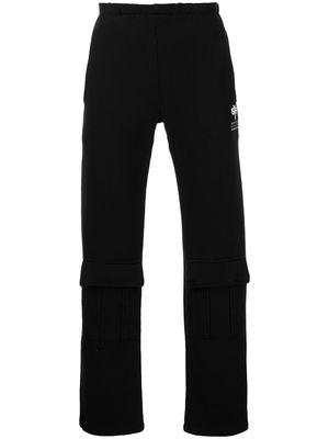 Liberal Youth Ministry logo-print track pants - Black