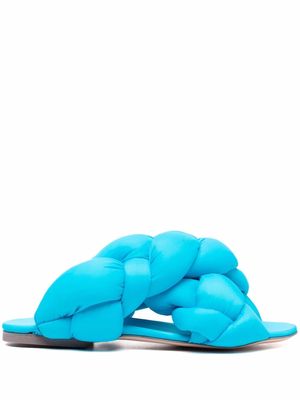 Sebastian Milano Untangled flat sandals - Blue