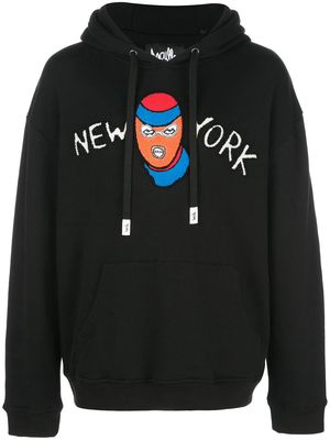 Haculla New York Robber hoodie - Black