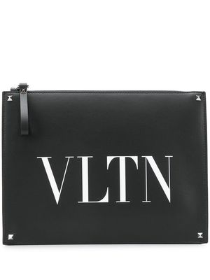 Valentino Garavani VLTN Rockstud clutch - Black