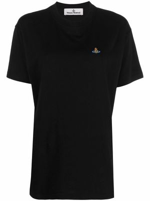 Vivienne Westwood orb-embroidered T-shirt - Black