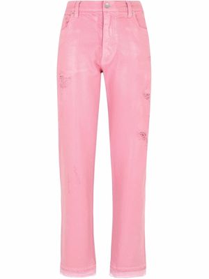 Dolce & Gabbana straight-leg denim jeans - Pink