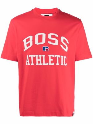 Boss Hugo Boss Athletic logo-print T-shirt - Red
