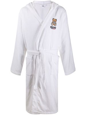 Moschino Underbear robe - White