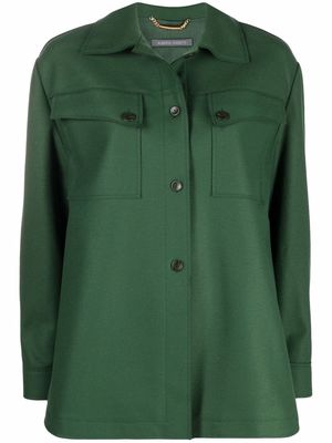 Alberta Ferretti button-fastening shirt jacket - Green