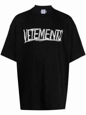 VETEMENTS World Tour T-shirt - Black