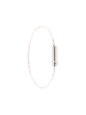 Le Gramme cable polished-finish bracelet - Silver