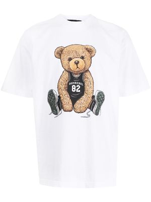 DOMREBEL teddy bear-print T-shirt - White