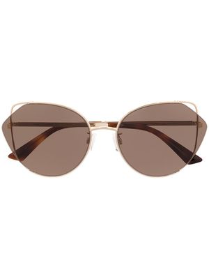 MCQ cat-eye frame sunglasses - Gold