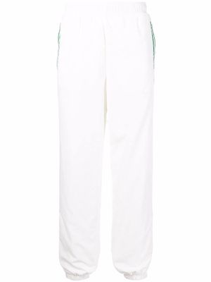 Casablanca logo-patch track pants - White