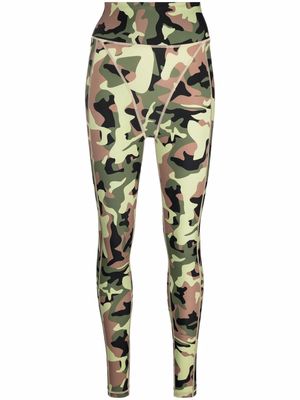 ROTATE Sunday camouflage sports leggings - Green