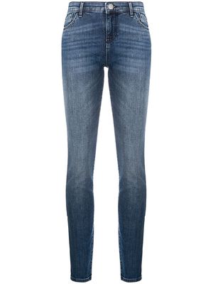 Emporio Armani mid-rise skinny jeans - Blue