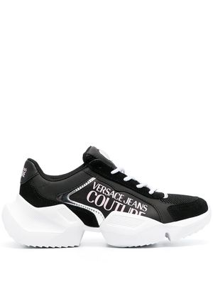 Versace Jeans Couture logo-print chunky sneakers - Black
