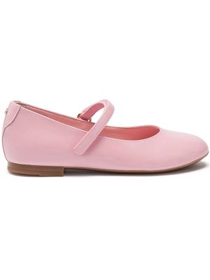 Dolce & Gabbana Kids Mary Jane ballerina shoes - Pink