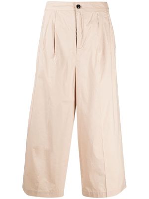 Woolrich elasticated-waist cropped trousers - Neutrals