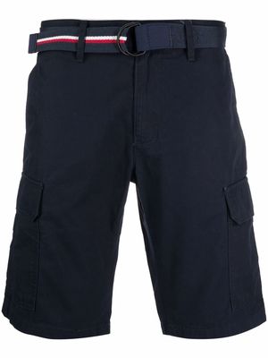 Tommy Hilfiger belted chino shorts - Blue