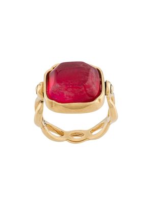 Goossens Cabochons squared ring - Gold