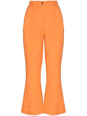 Aje Cantina flared trousers - Orange