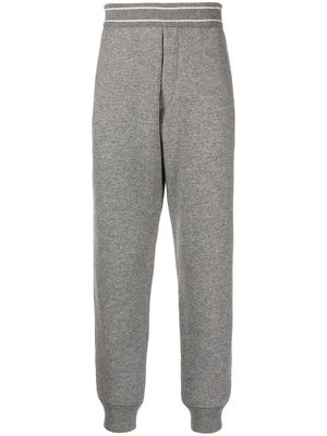 Alexander McQueen stripe-trim trousers - Grey