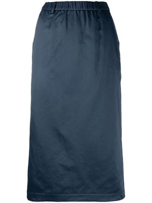 ASPESI pull-on straight-fit skirt - Blue