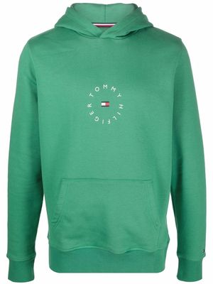 Tommy Hilfiger logo-print hoodie - Green