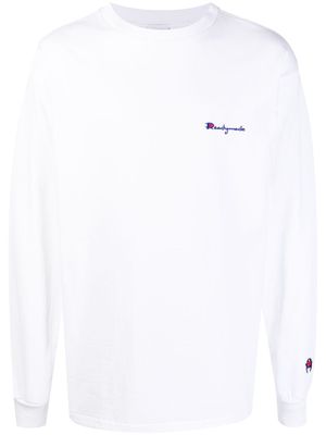 Readymade embroidered-logo T-shirt - White