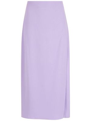 Framed Gaia midi skirt - Purple