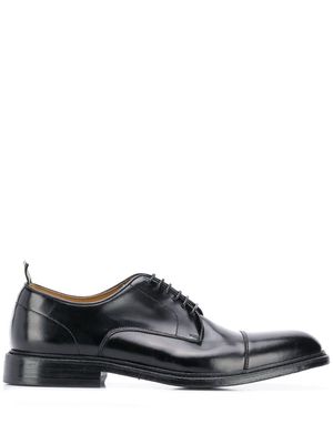 Green George derby shoes - Black