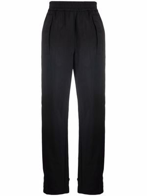 Off-White ankle-strap straight-leg trousers - Black