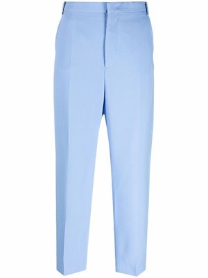 Nº21 pressed-crease tailored trousers - Blue