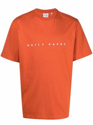 Daily Paper embroidered-logo T-shirt - Orange