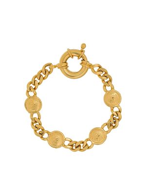 Versace Pre-Owned 1990s Medusa chain bracelet - Gold