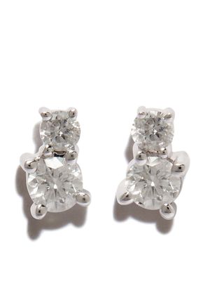 Adina Reyter diamond stud earrings - Silver