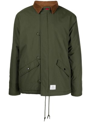 Alpha Industries contrast-collar deck jacket - Green