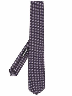 Dsquared2 patterned silk tie - Blue