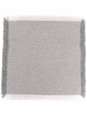 alonpi cashmere frayed cashmere blanket - Grey