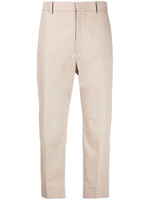 Sofie D'hoore cropped high-waisted trousers - Neutrals