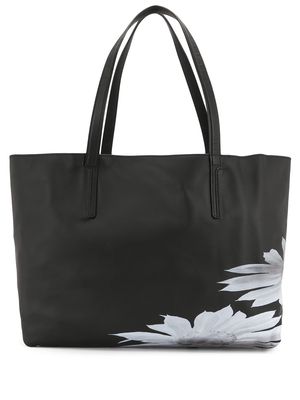 Discord Yohji Yamamoto floral-detail tote bag - Black