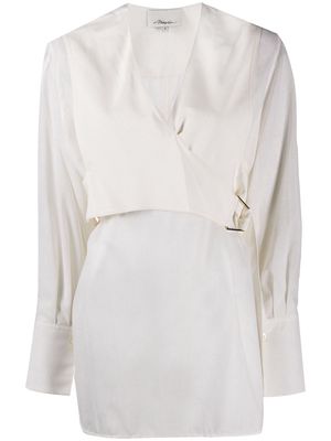 3.1 Phillip Lim wrap-around waist blouse - White