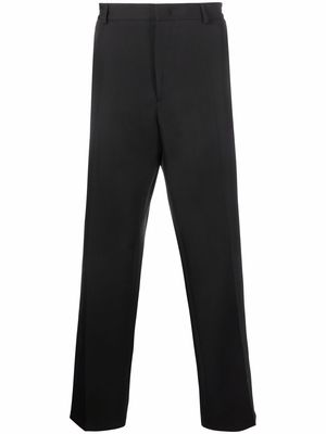 Jil Sander pressed-crease elasticated-wait trousers - Black