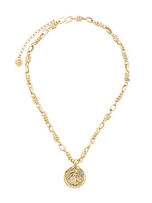 Goossens Talisman Virgo medal necklace - Gold